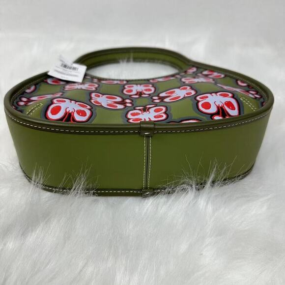 Coach Ergo bag In Coachtopia Leather With Butterfly Print Rainbow CQ828 NWT - Picture 4 of 10